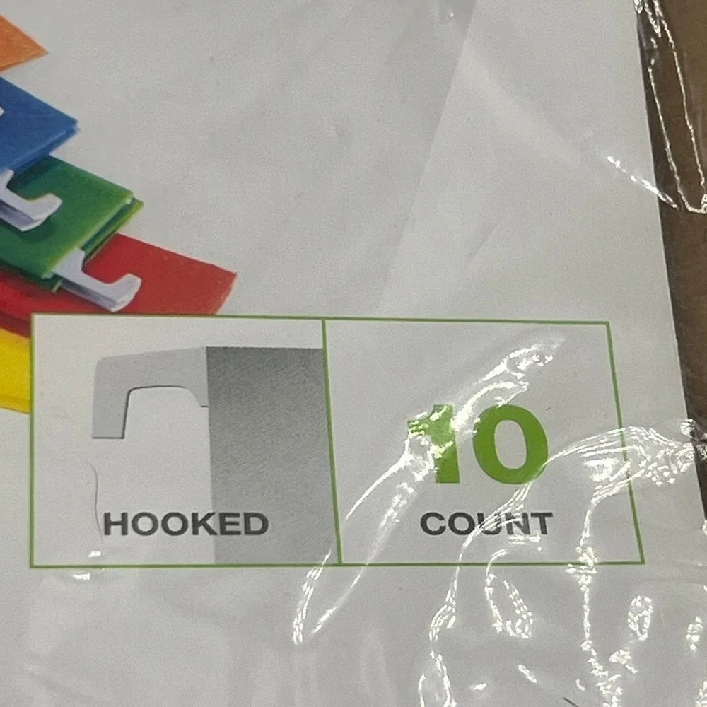 Up&Up Letter Hanging Folders Unisex OS Multi Brand New 10 Count Hooked 5-Tab